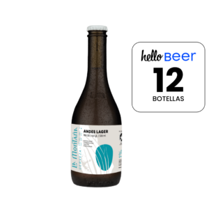 CERVEZA LA MONTAÑA ANDES LAGER 330CC - PACK X12